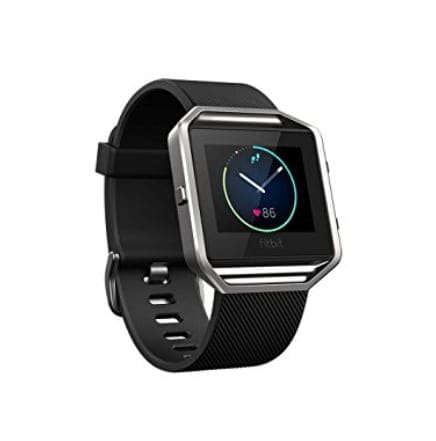 Black fitbit watch and strap
