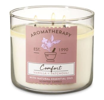 bath and body works relax candle