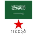 Macys Logo to Saudi Arabia Flag