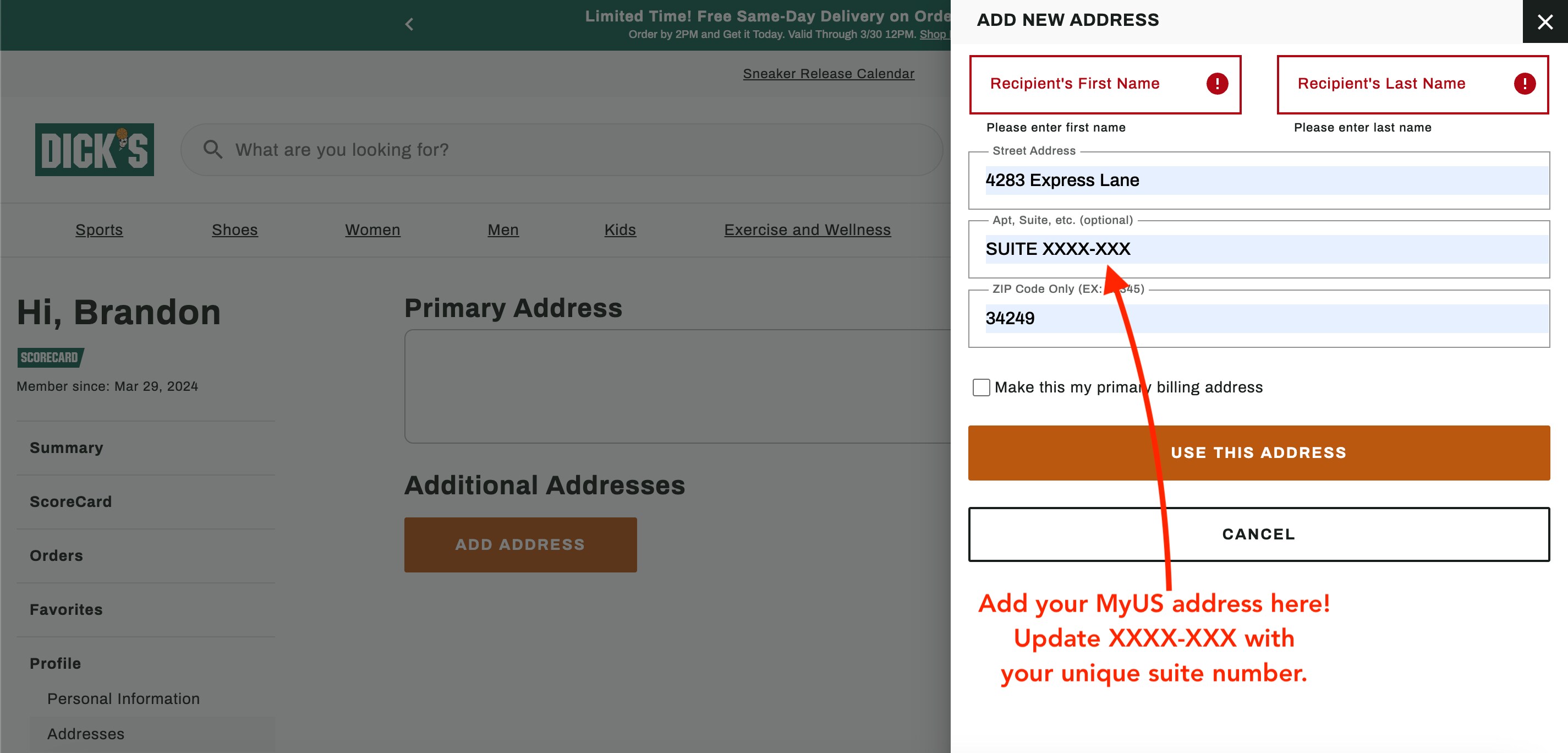 How to Ship Dick's Sporting Goods Internationally in 3 Easy Steps 4