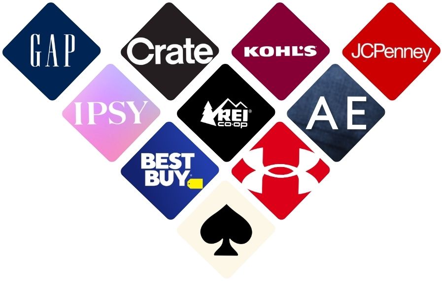 The US brands you love!