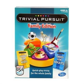 Trivial Pursuit family edition game box