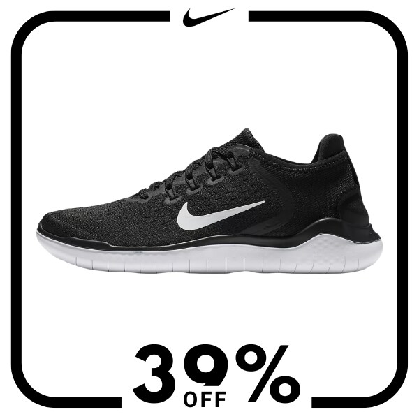 A black sneaker