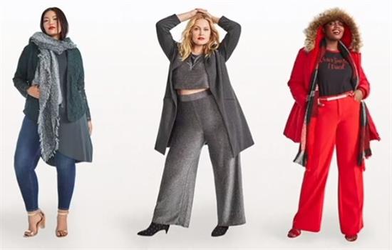 Three women modeling plus size fashion from Torrid