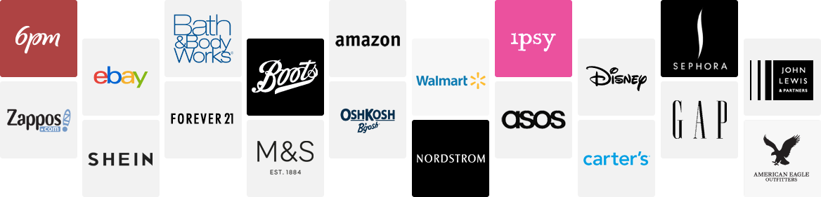 The US brands you love!