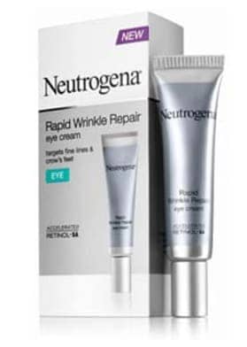 Neutrogena Wrinkle Repair Eye Cream tube