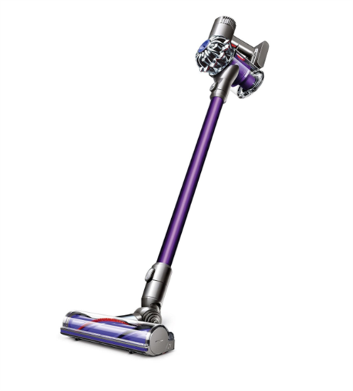 Purple cordless vacuum with big handle