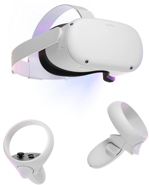 white oculus quest 2 advanced headset