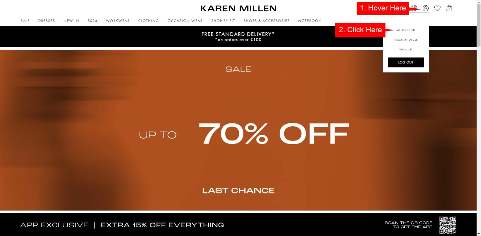 Karen Millen Member Home Page