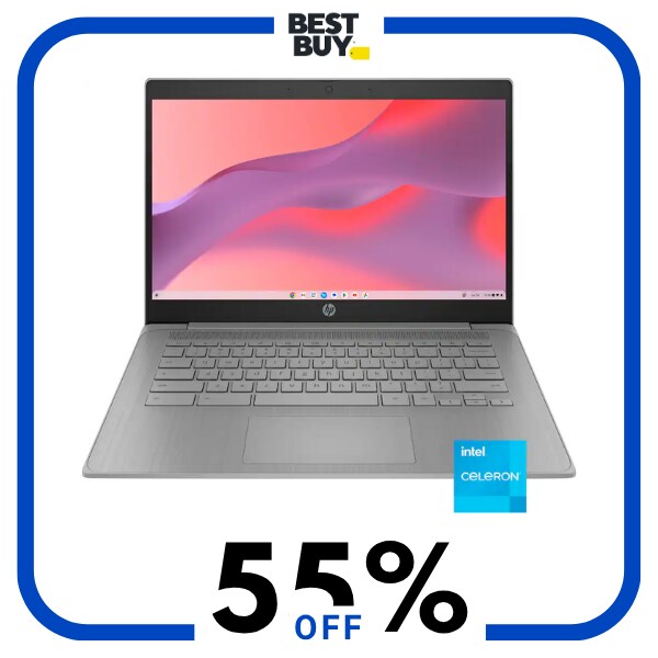A black and grey laptop