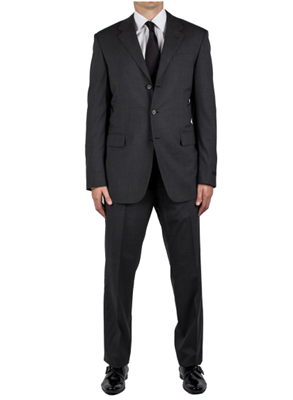 Three-button suit in Grey by Prada