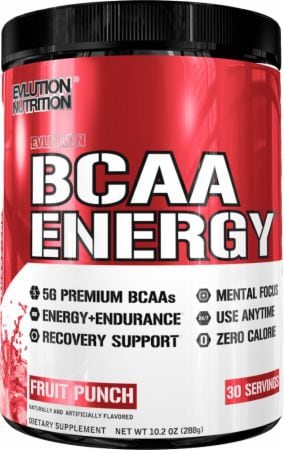 BCAA post-workout Energy Powder in Fruit Punch flavor