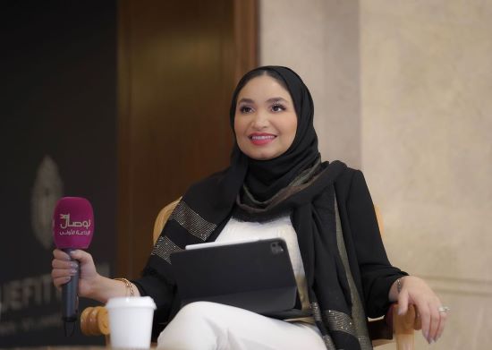 Media Personality Abtahal Zdjali sitting in a panel discussion