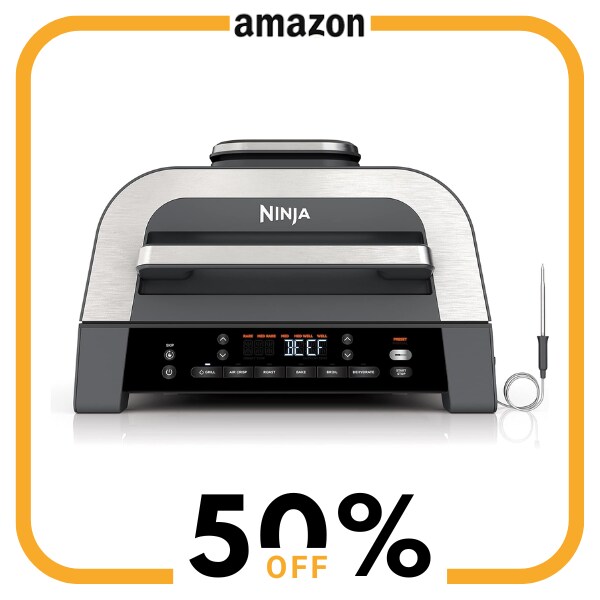 A black indoor grill