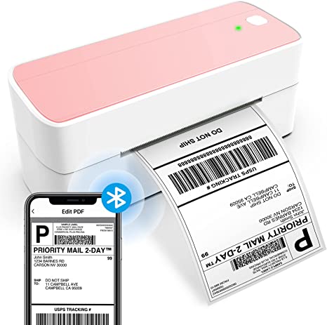 pink bluetooth wireless printer
